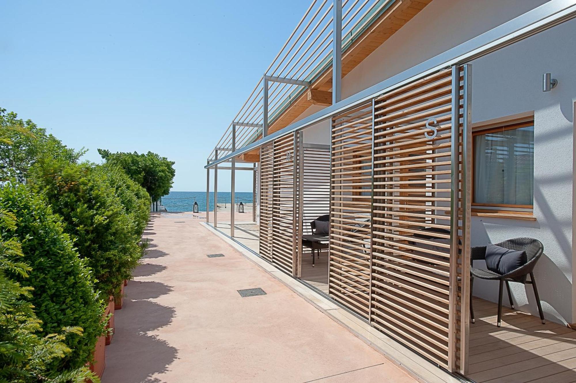 Tre Merli Beach Hotel Trieszt Kültér fotó